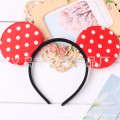 2020 Happy Birthday Party Headwear Cartoon Mouse Ears bow Tiara Mickey Hair Band